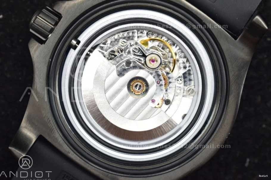 Bezel Blue On Dial A2824 1:1 Best Superocean Edition Black Black Automatic TF Strap Rubber 44 0329